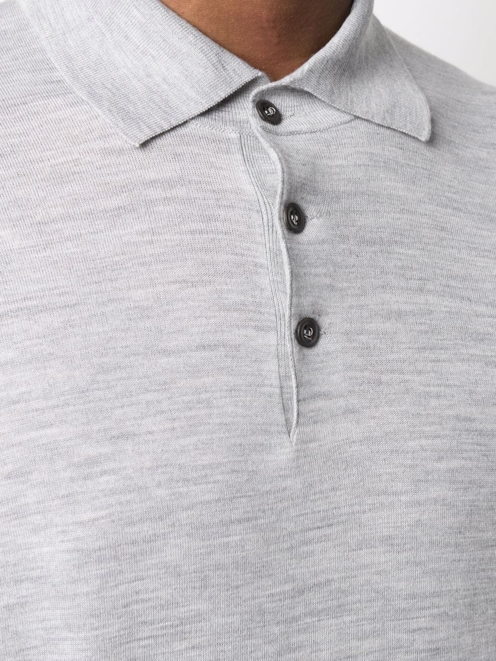 long-sleeved polo shirt - 5