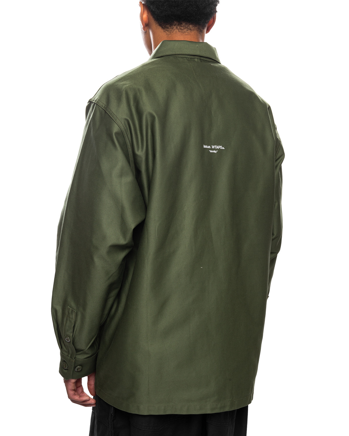 WTAPS CBW 01 / LS / Cotton. Satin. ID 'Olive Drab' | likelihood | REVERSIBLE