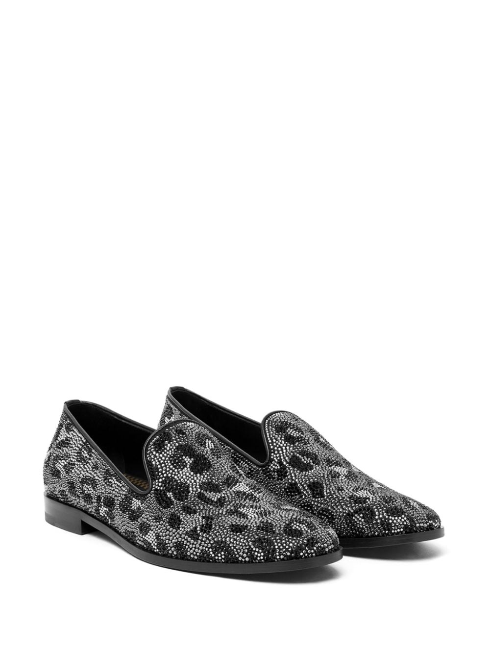 leopard-print loafers - 2