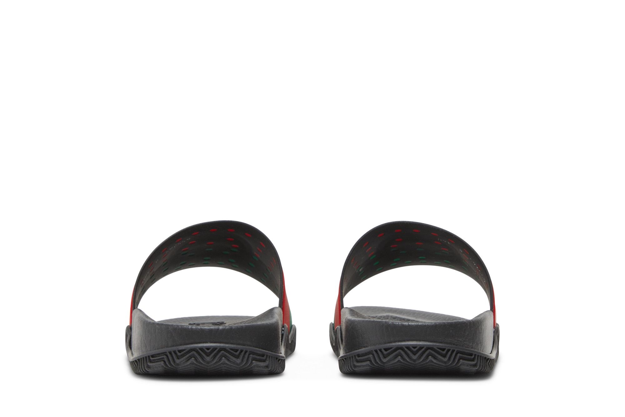 Gucci Slide 'Interlocking G - Black Red Green' - 6