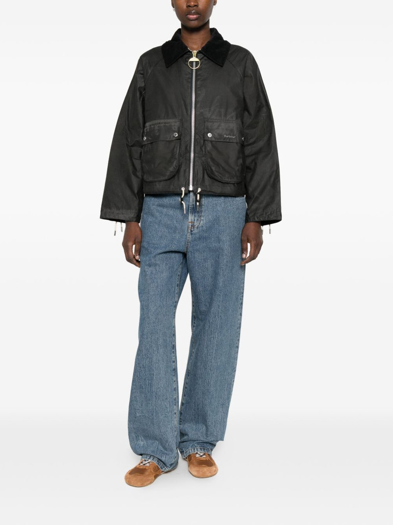 Barbour corduroy-collar jacket outlook