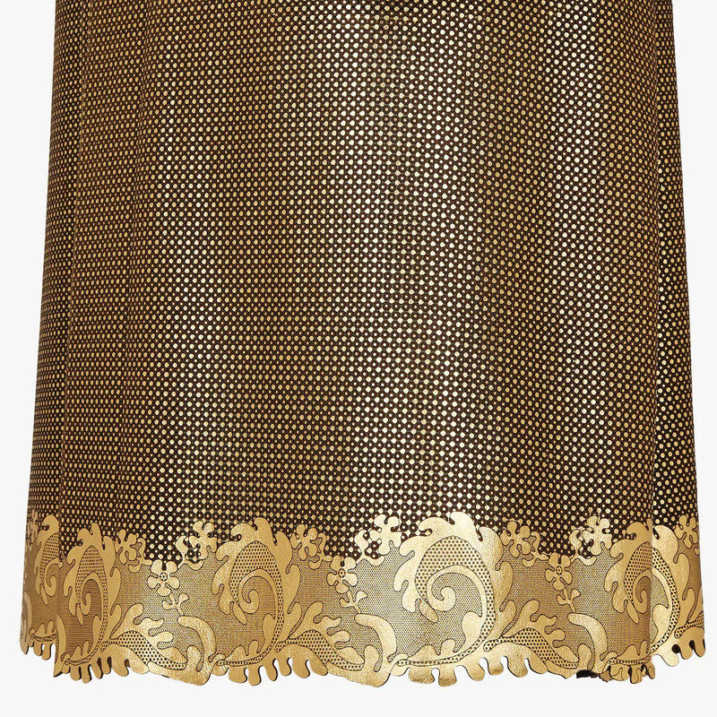 Fendace brown suede trench coat 3