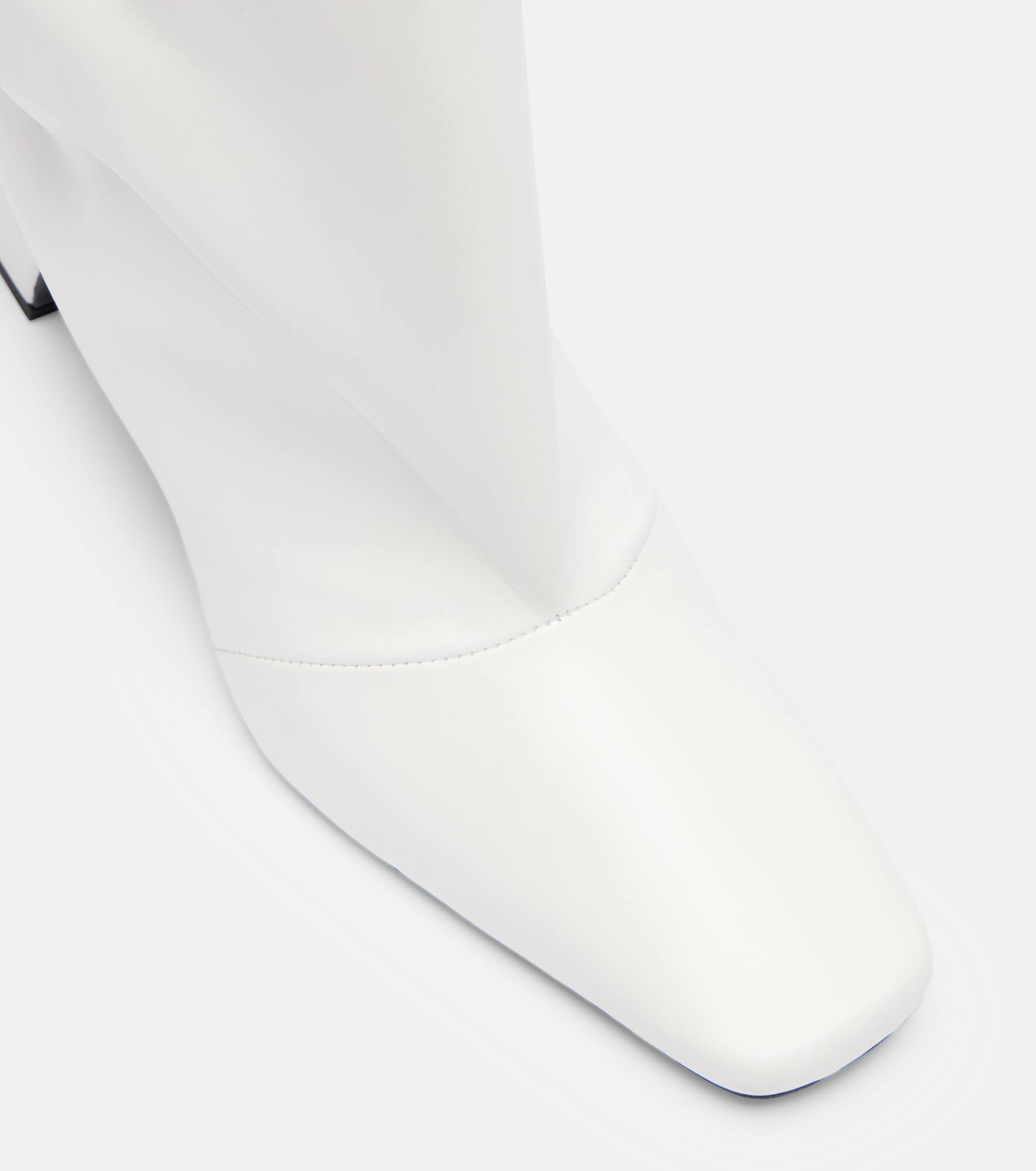 Bridge leather knee-high boots - 5