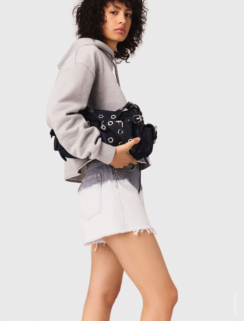 Embroidered logo cropped sweatshirt 9