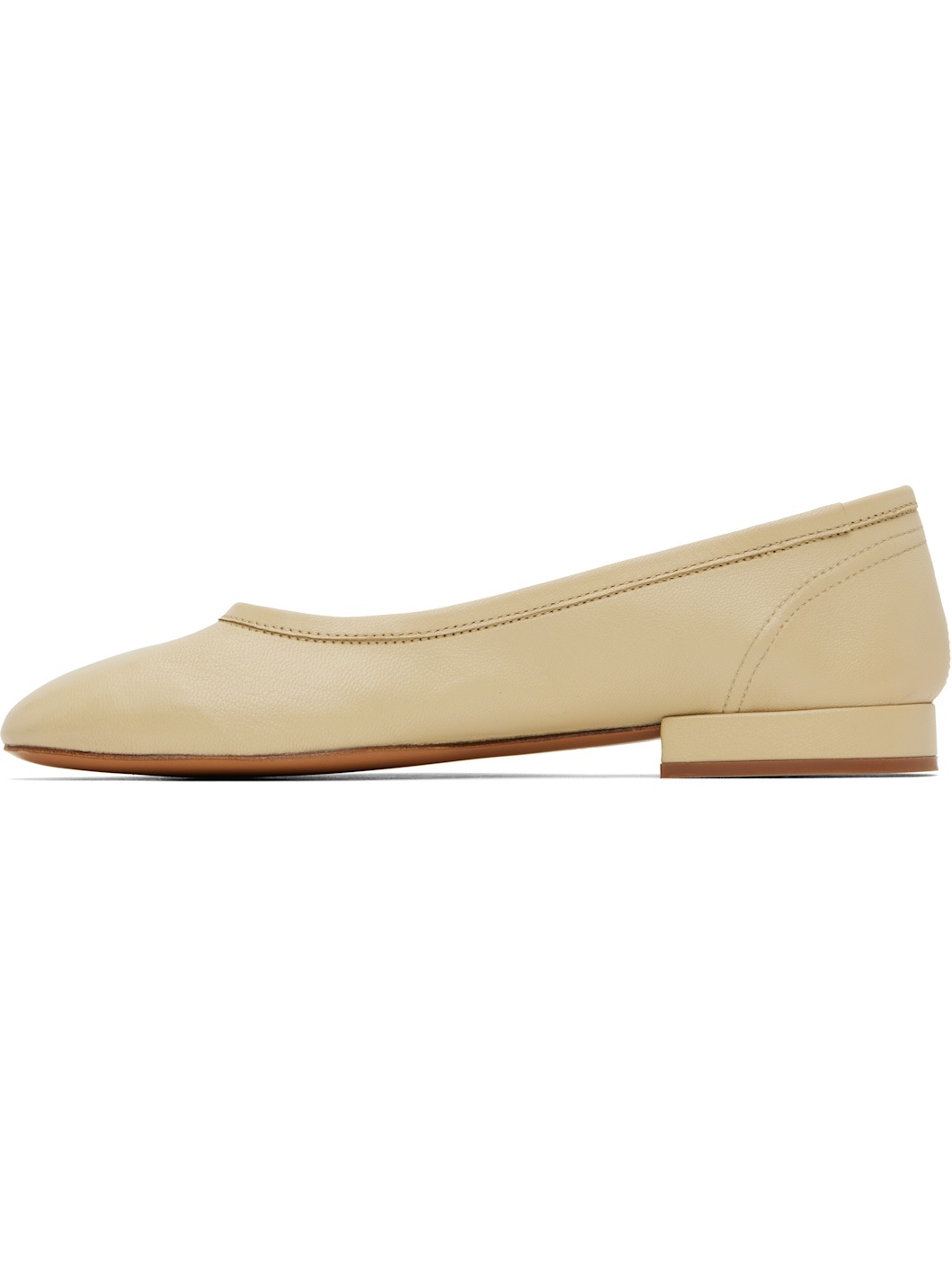 Beige Serafina Ballerina Flats - 3