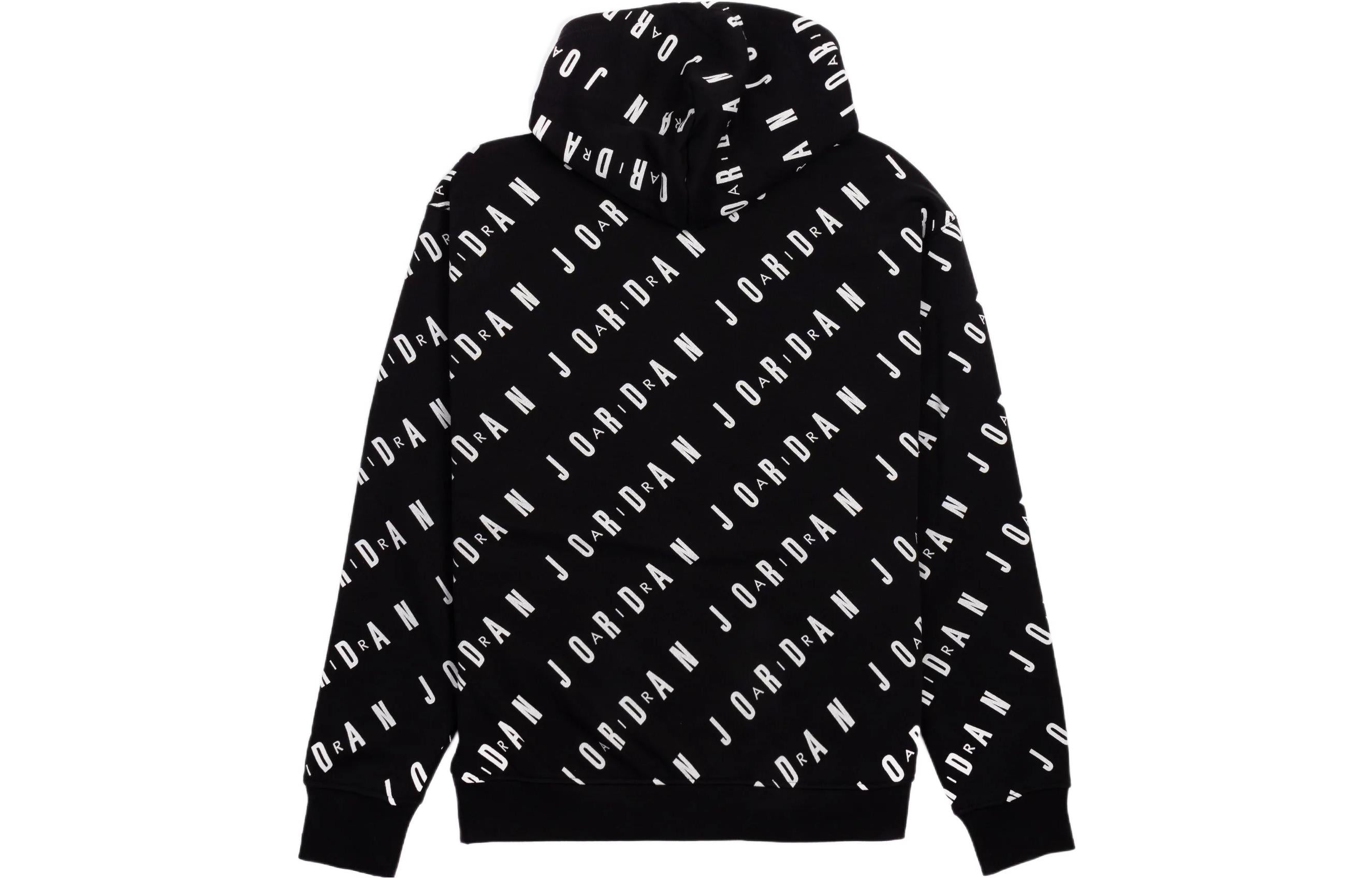 Air Jordan AOP Fleece Pullover 'Black White' DV7640-010 - 2