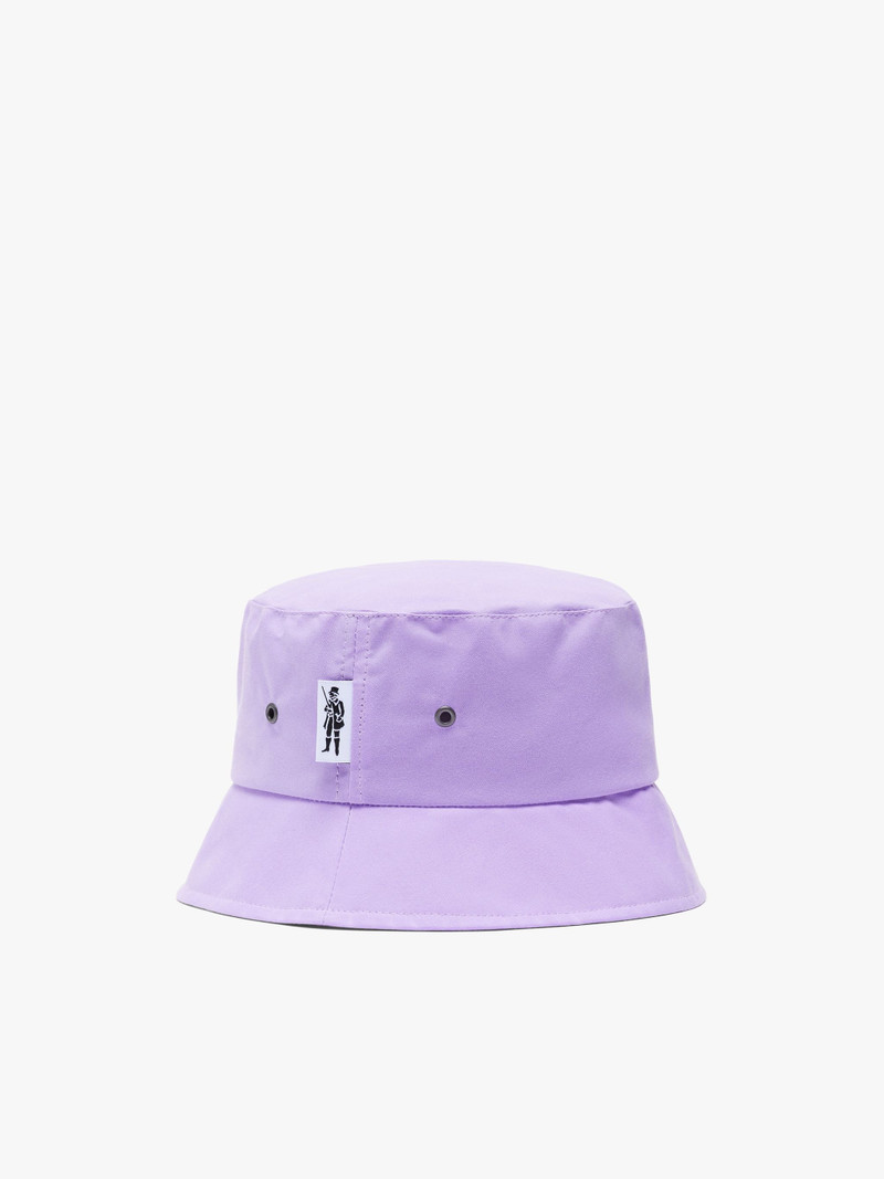 PELTING LILAC WAXED COTTON BUCKET HAT | ACC-HA05 1