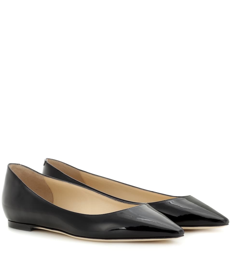 Romy patent leather ballet flats - 1