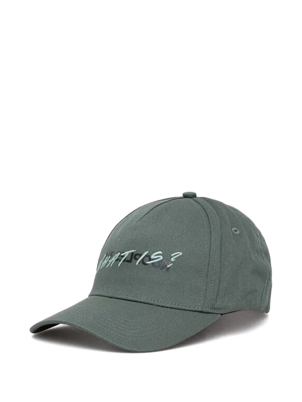 embroidered cap - 1