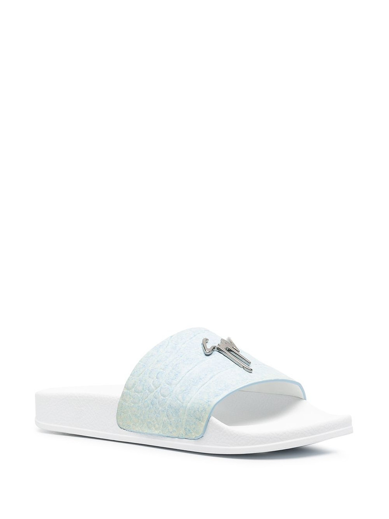 Giuseppe Zanotti logo open-toe slides outlook