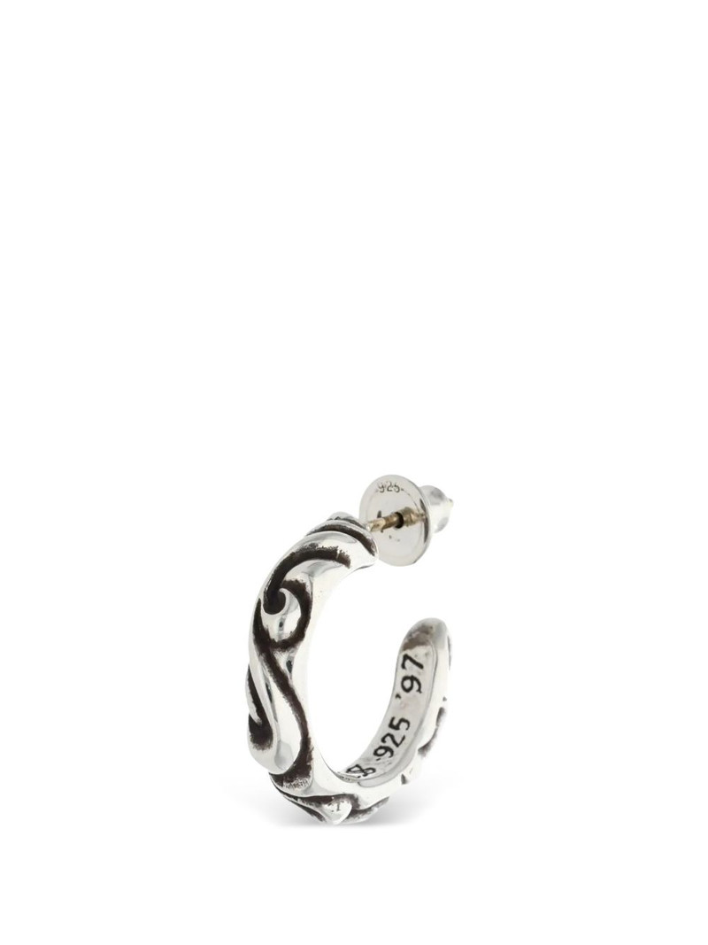 Scroll hoop earring 1