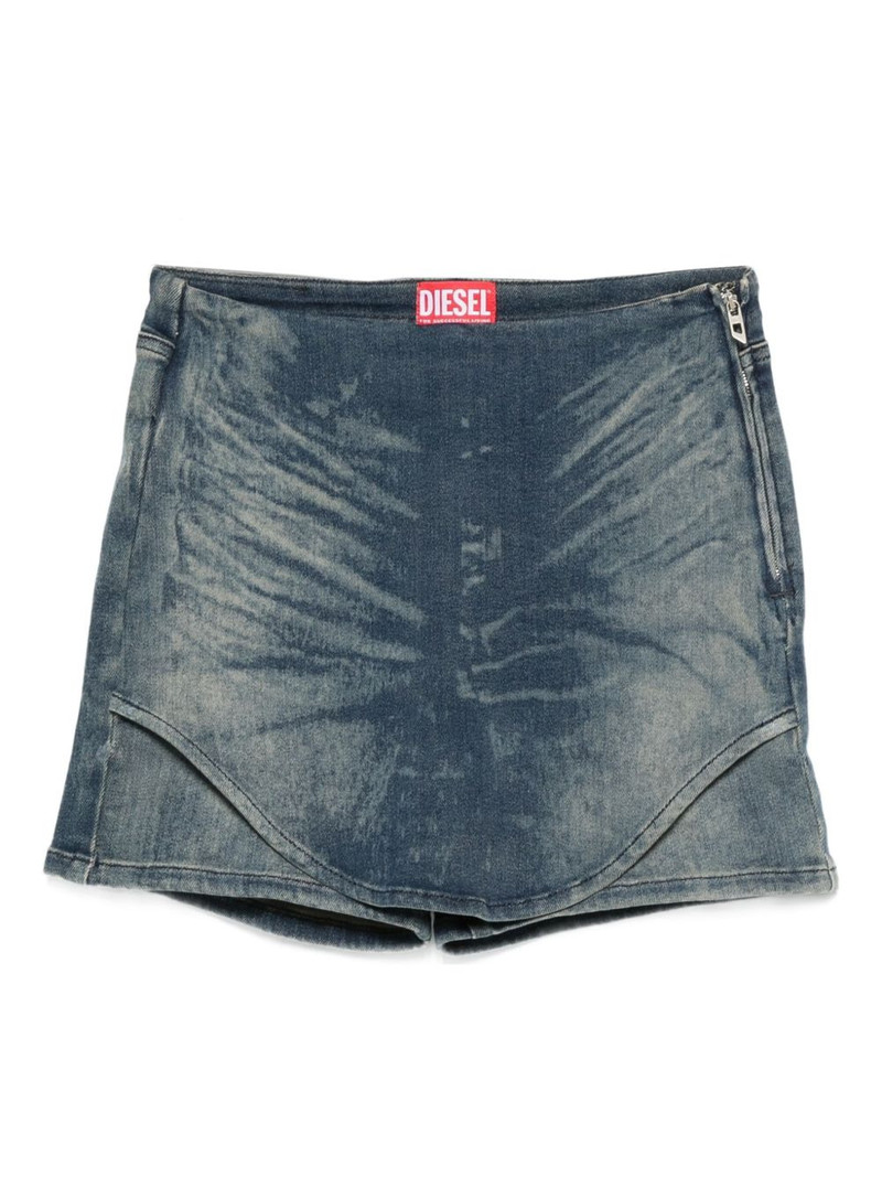 acid-wash denim shorts 1