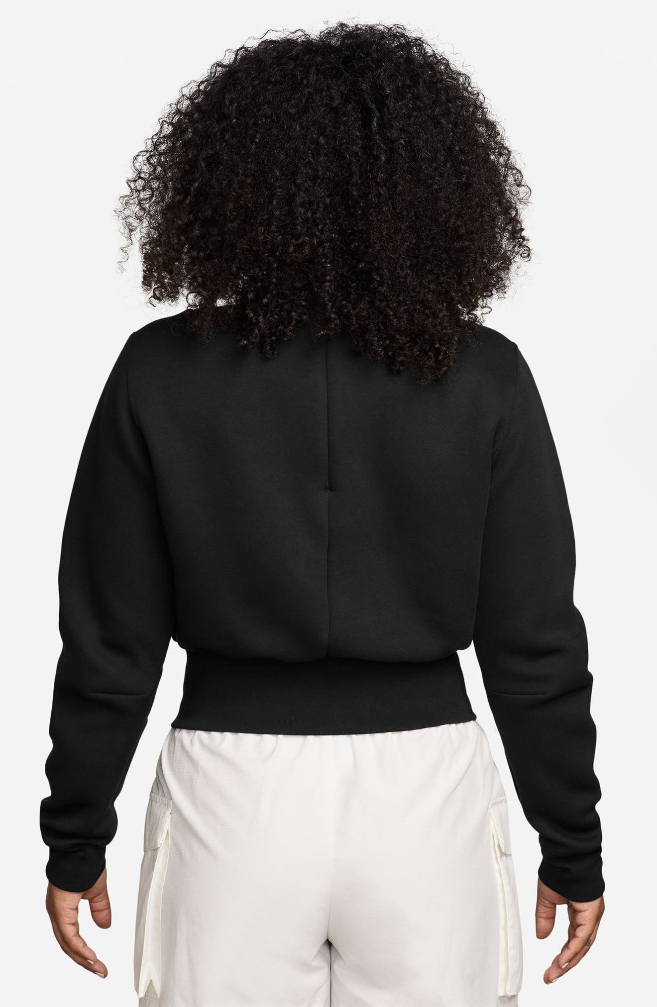 Nike Sportswear Tech Fleece Mock Neck Sweatshirt in Black/Black at Nordstrom - 2