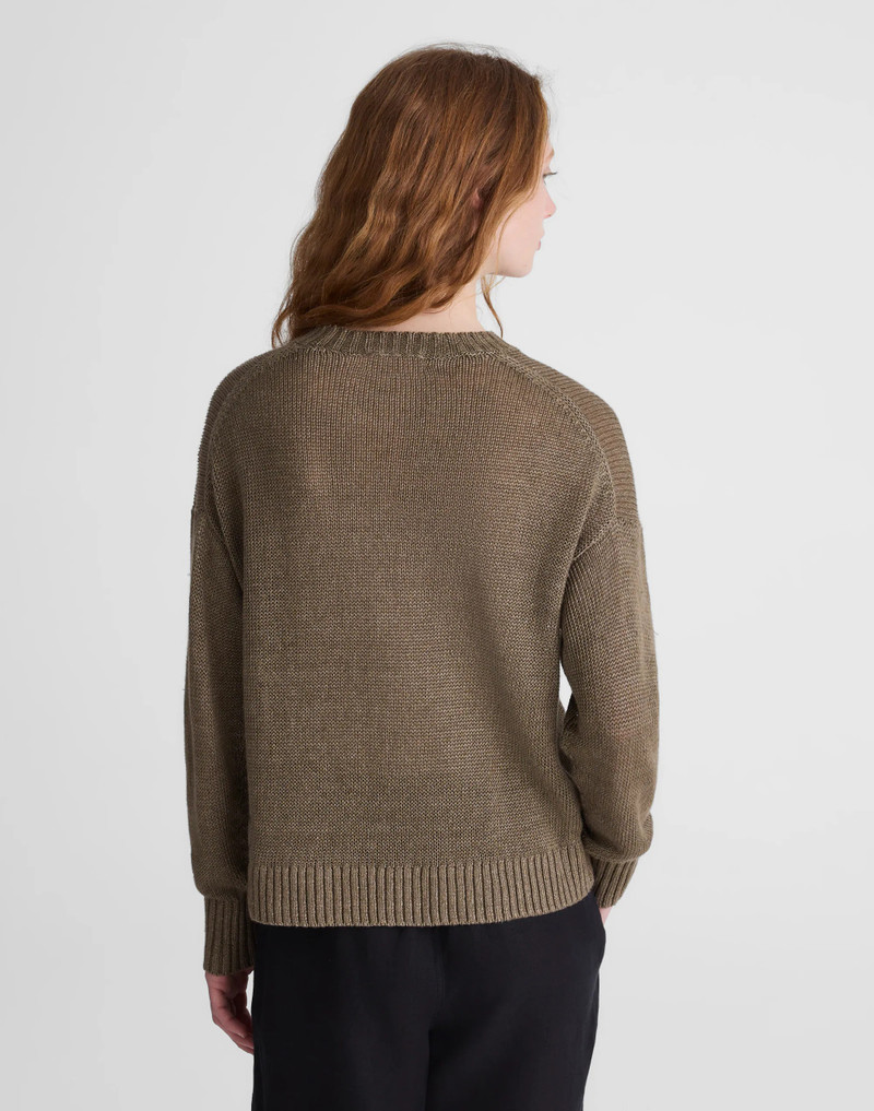 Madewell Linen Drop-Shoulder Sweater outlook