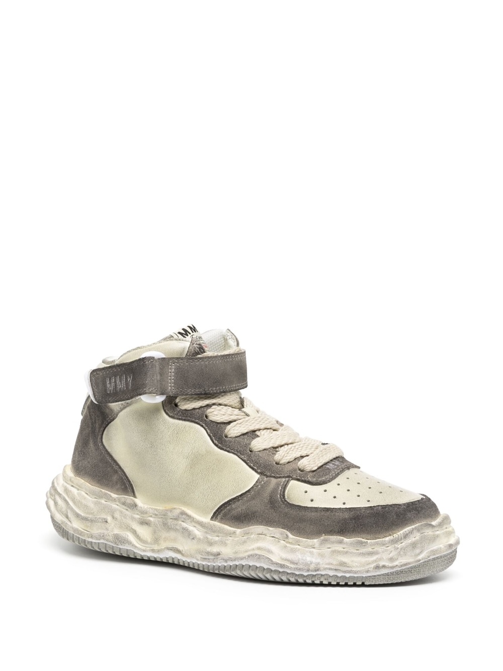 Wayne Brushed suede high-top sneakers - 2