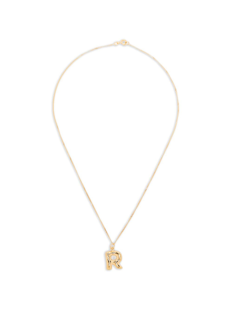 R-initial pendant necklace 1