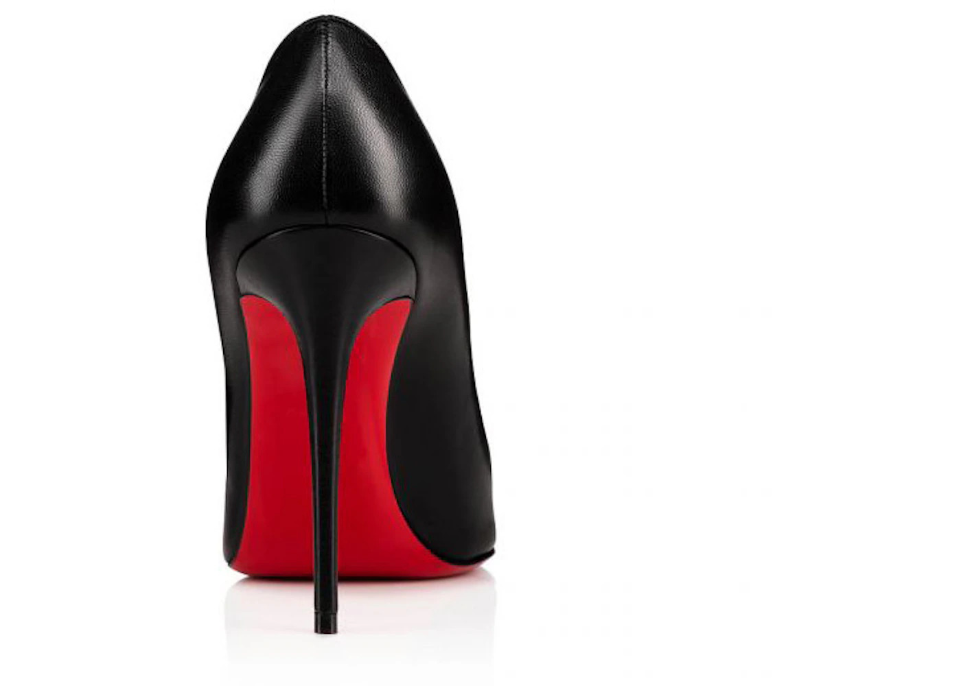 Christian Louboutin Kate 100mm Pump Black Nappa Leather - 2