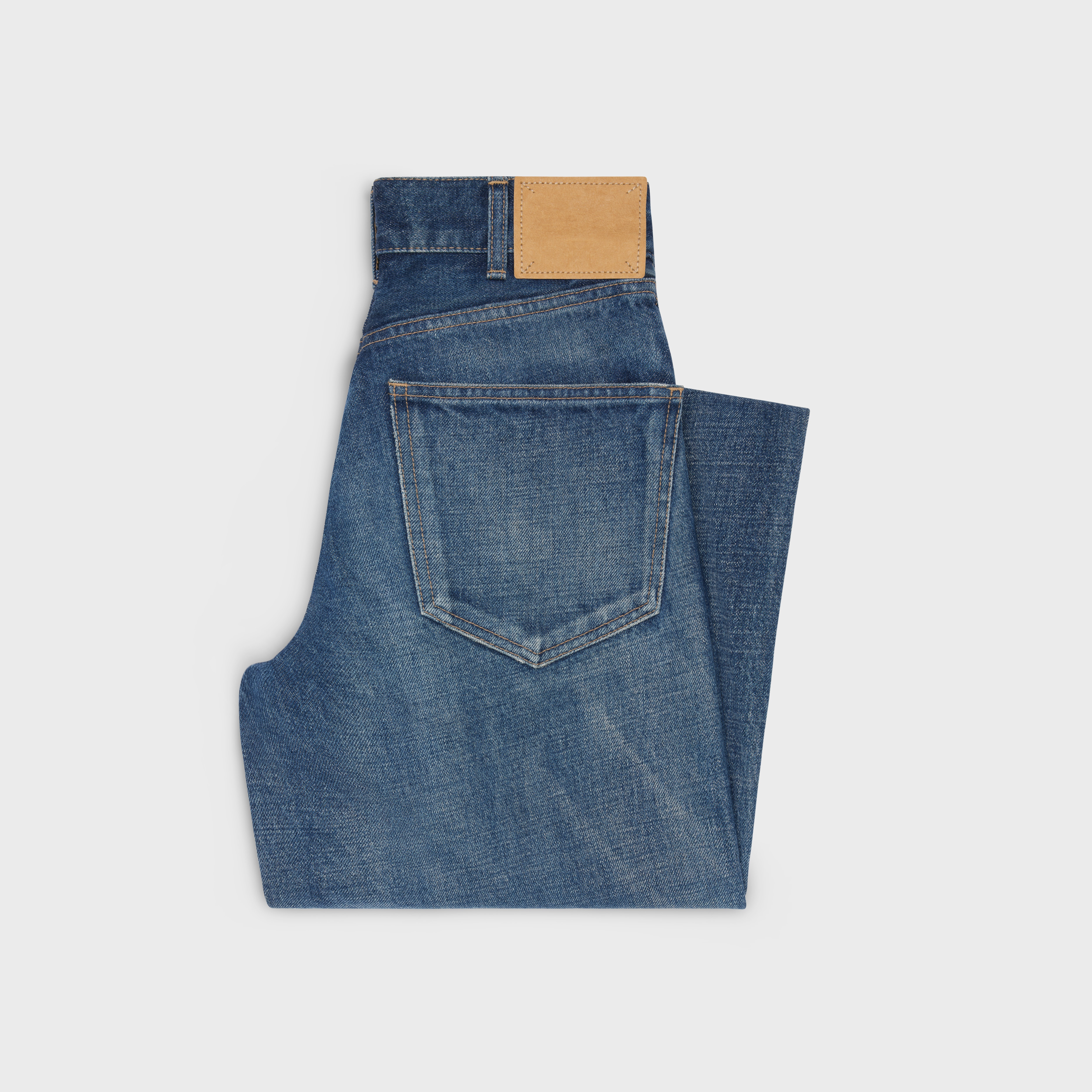kitty jeans in dark union wash denim - 2