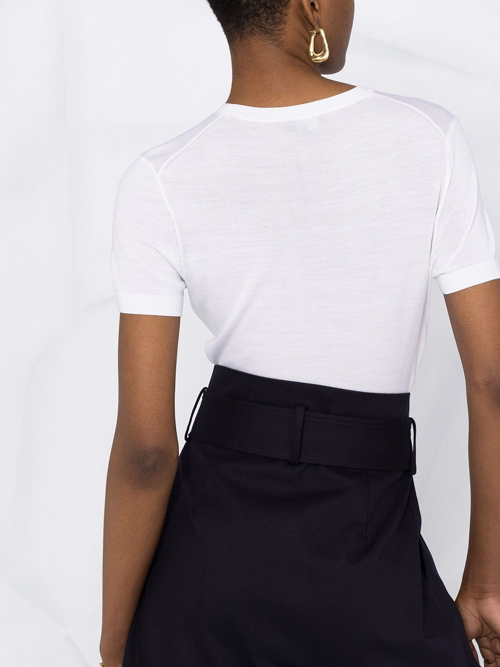 fine-knit wool-blend top - 5