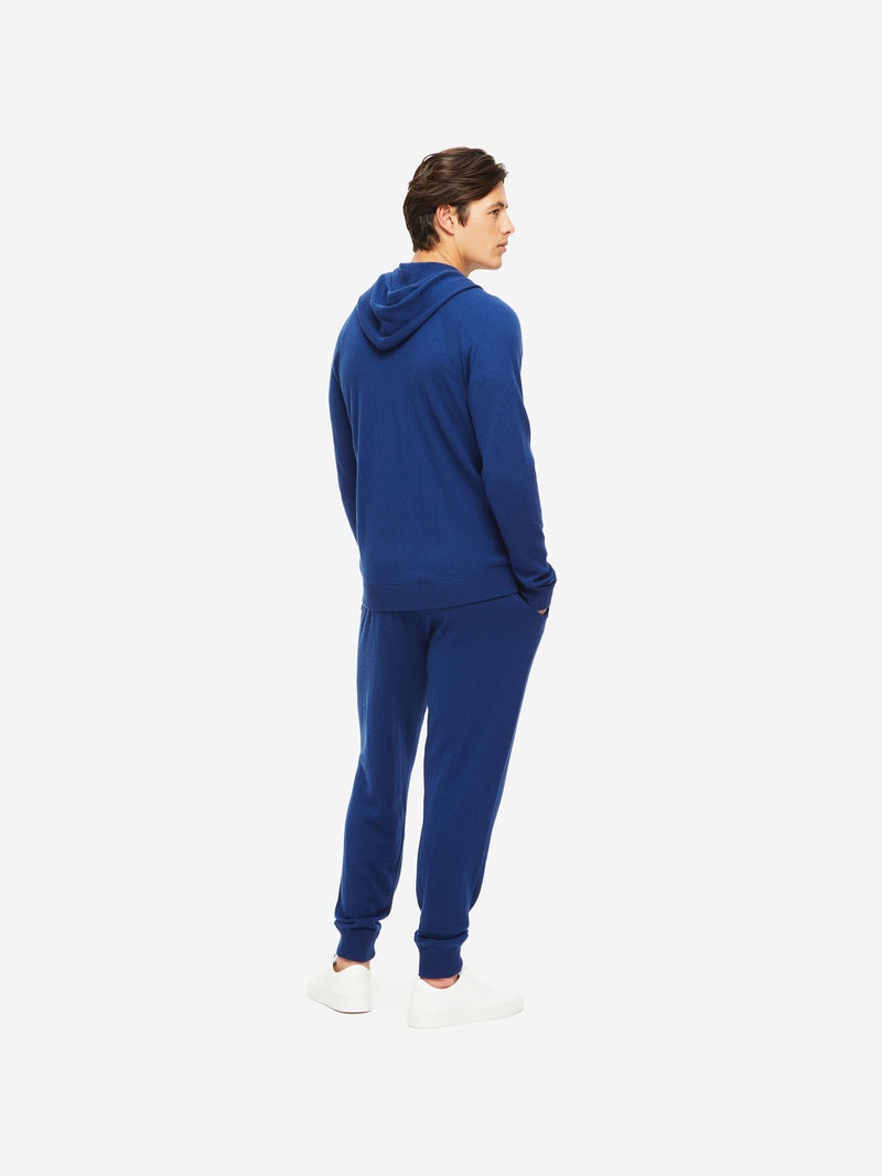 Men's Hoodie Finley Cashmere Electric Blue - 4