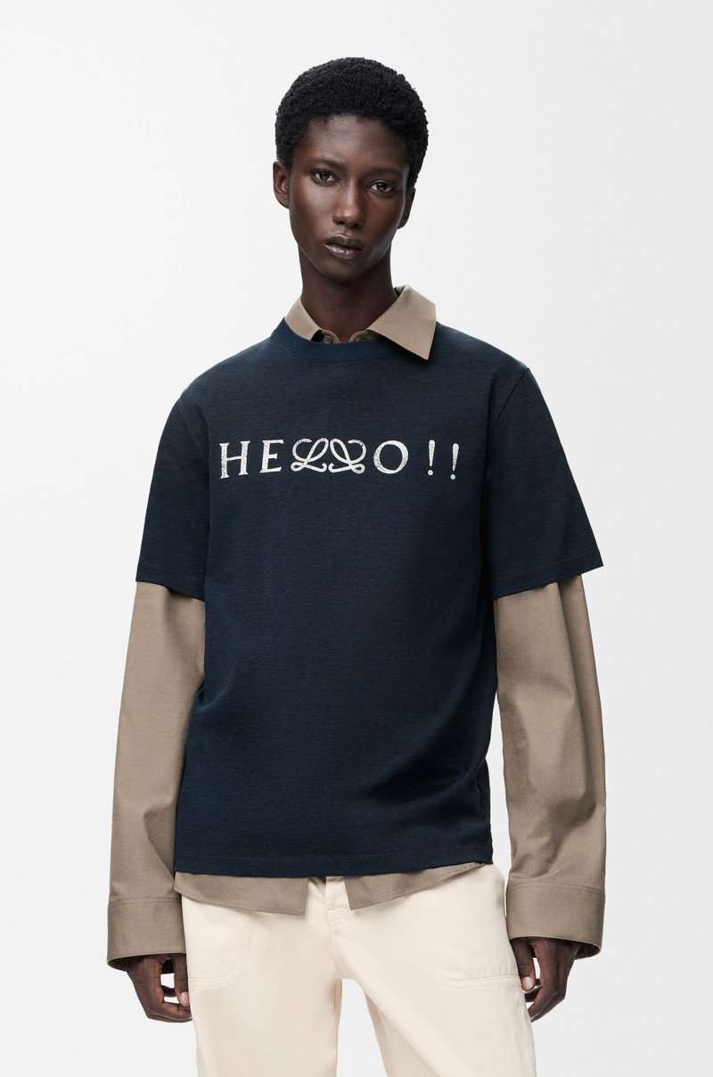 Regular fit T-shirt in cotton blend 4
