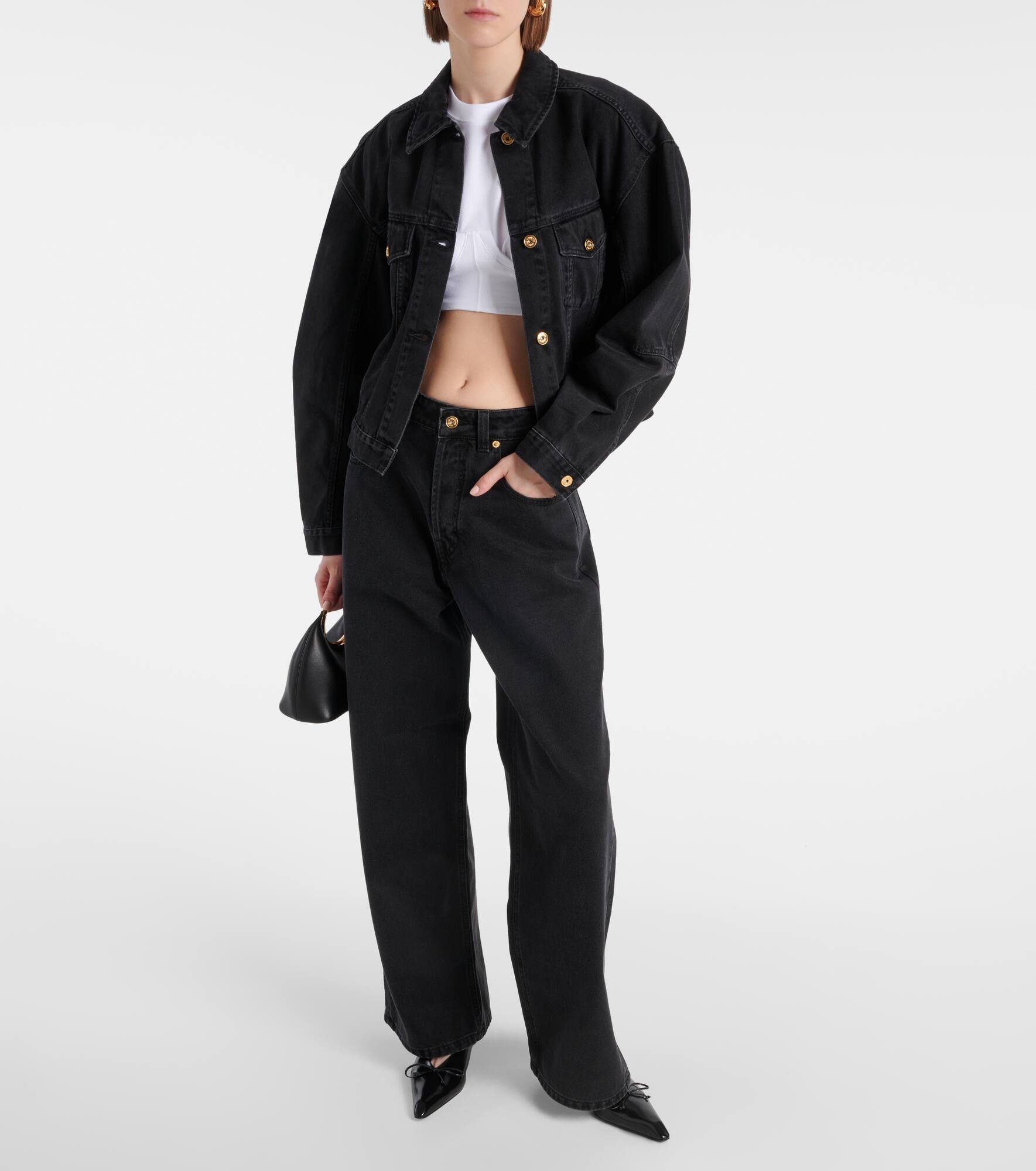 Le de-Nîmes Large wide-leg jeans - 2