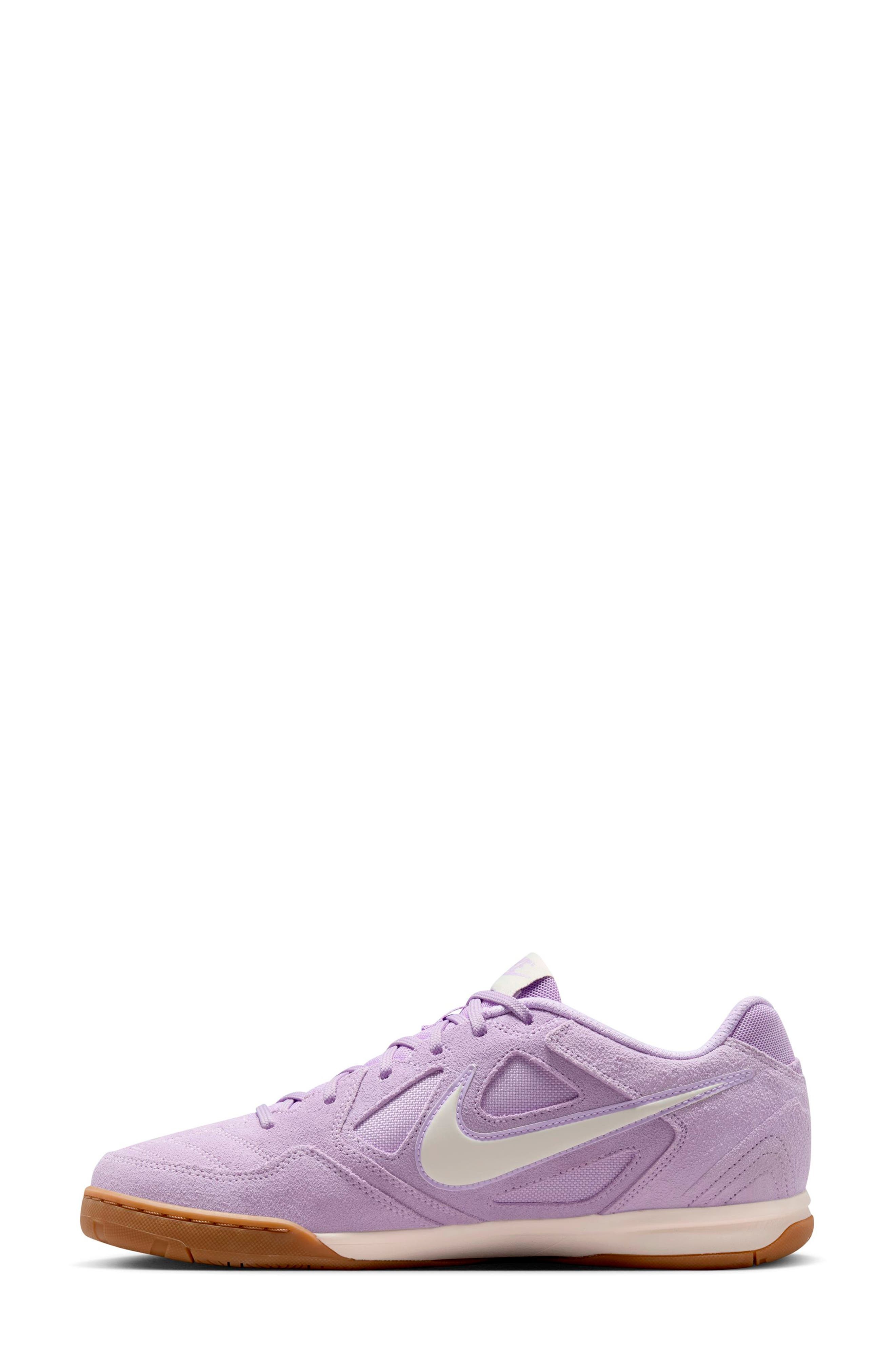 Nike Gato Soccer Sneaker in Hydrangeas/Soft Pearl/Brown at Nordstrom - 6