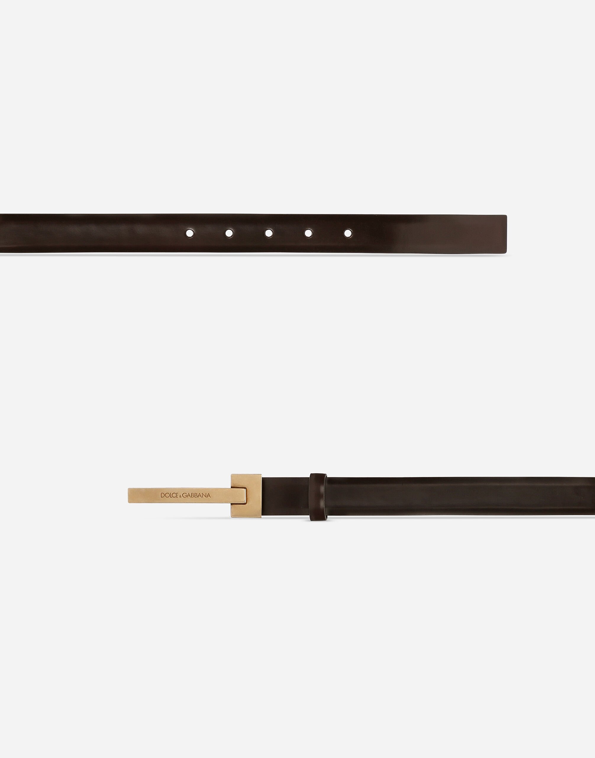 Brushed calfskin belt - 3