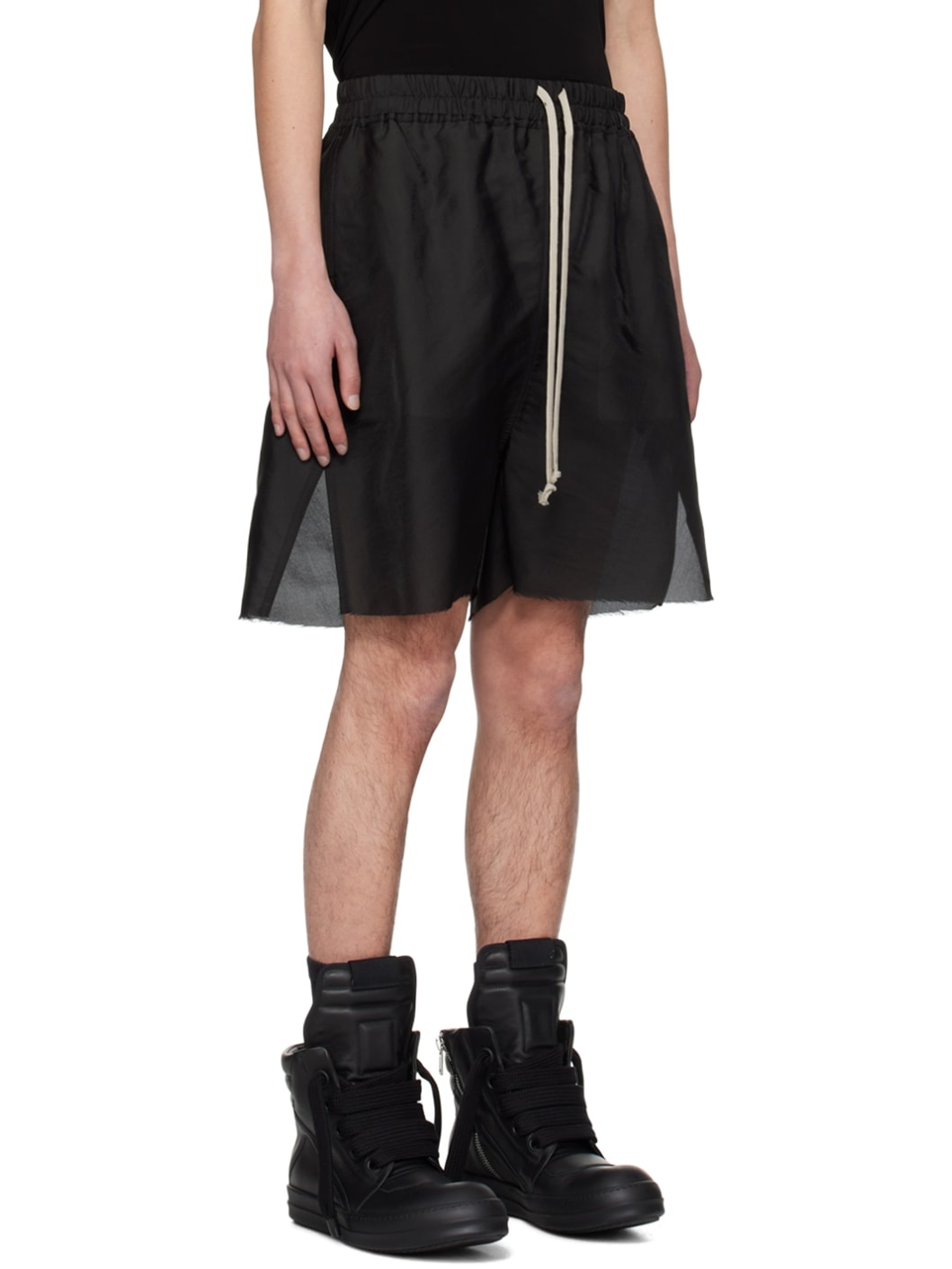 Black Long Boxer Shorts - 2