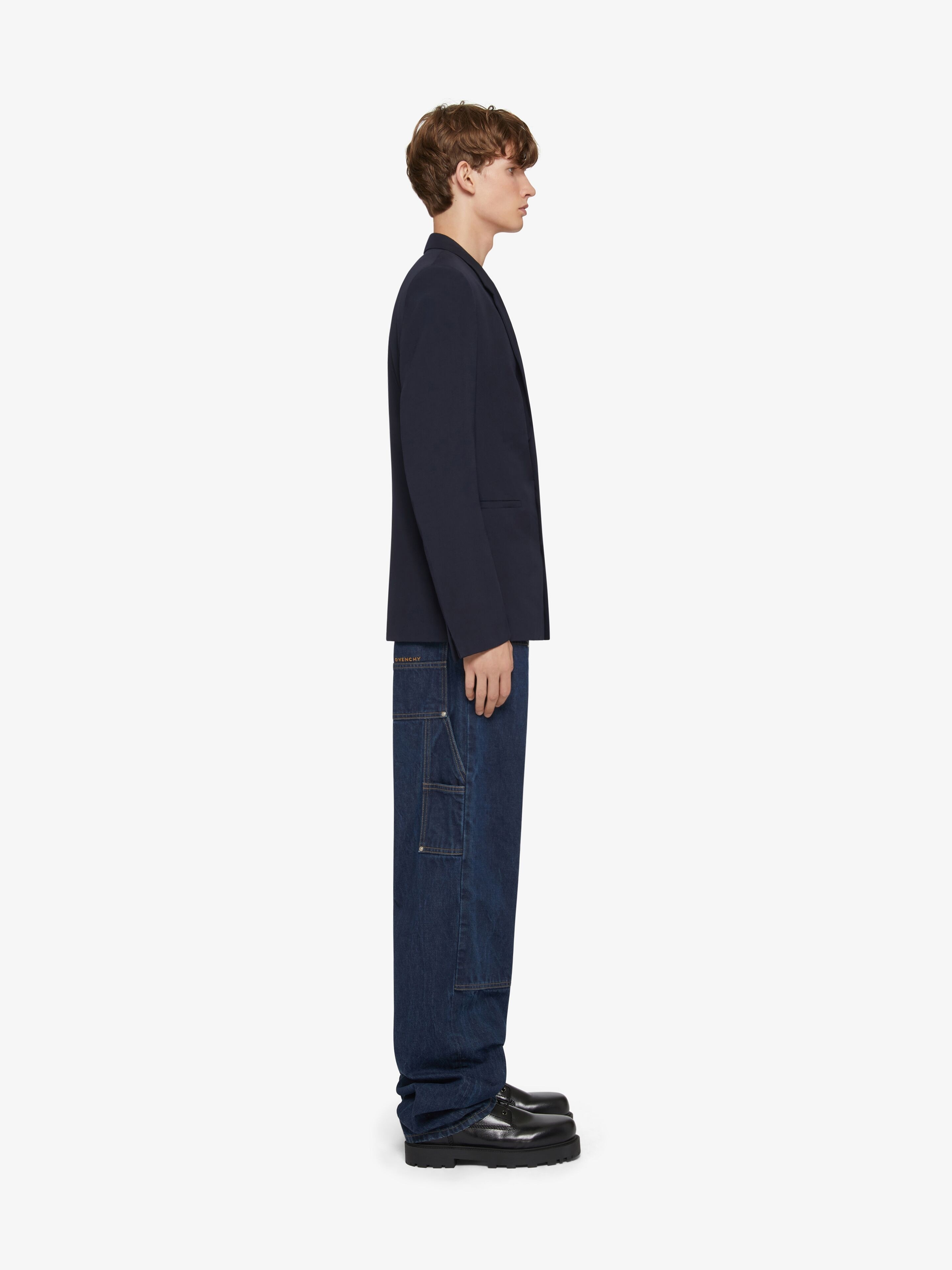 SLIM FIT JACKET IN WOOL - 3