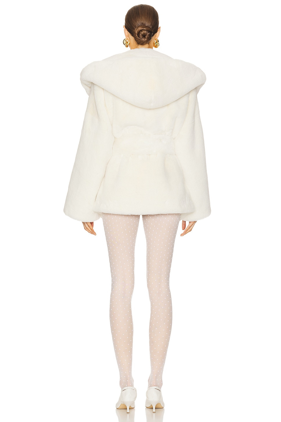 The Hooded Faux Fur Coat - 4