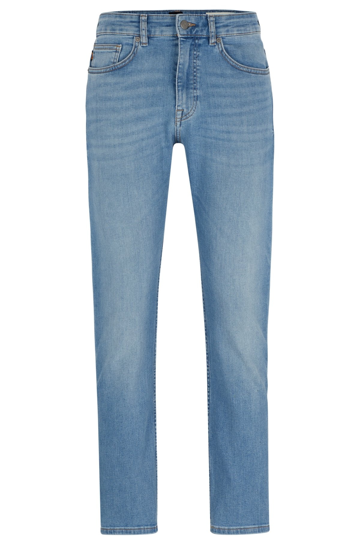 SLIM-FIT JEANS IN BLUE SUPER-STRETCH DENIM - 1