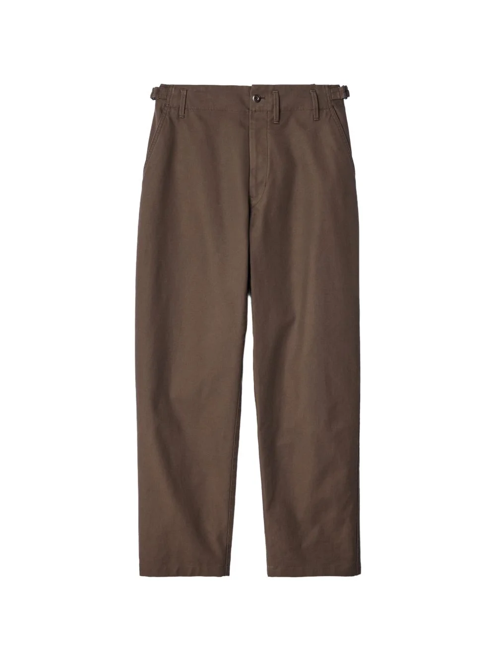tapered pants in heavy cotton twill - 1