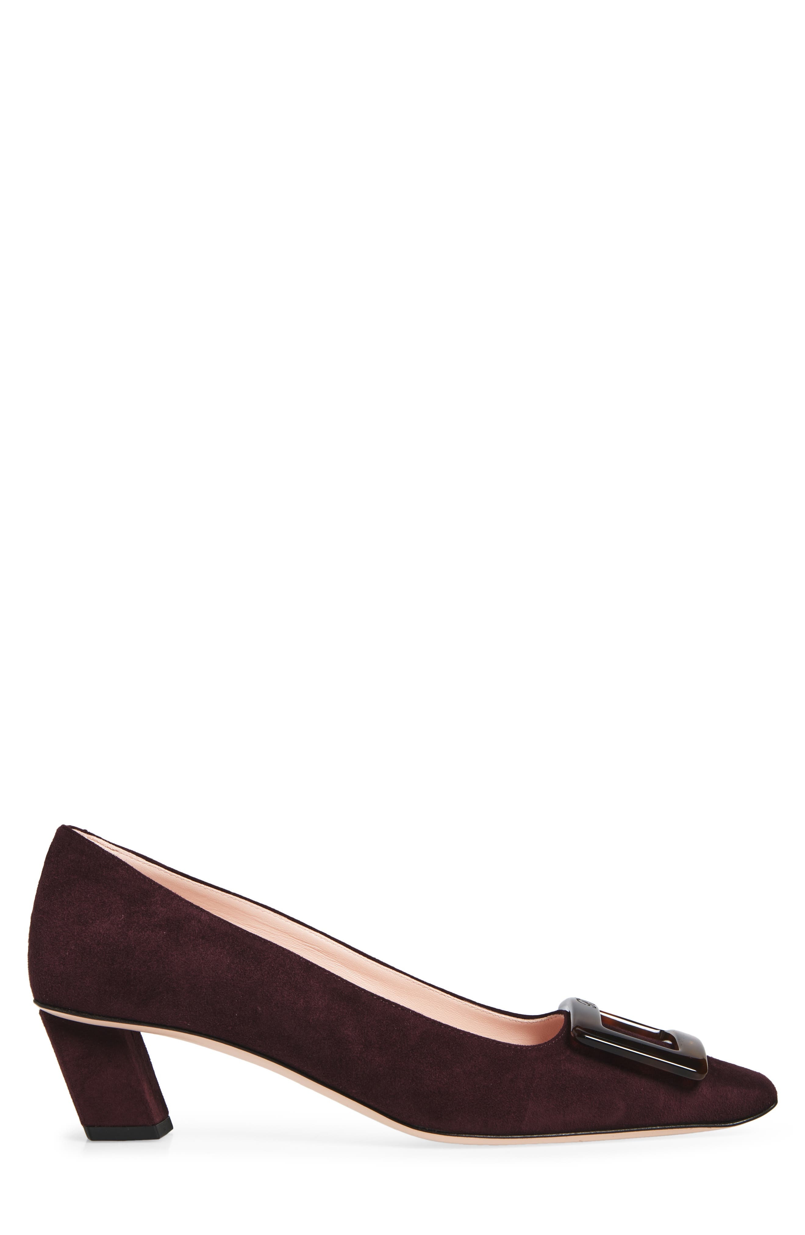 Roger Vivier Belle Vivier Block Heel Pump in Kraft Chiaro at Nordstrom - 4