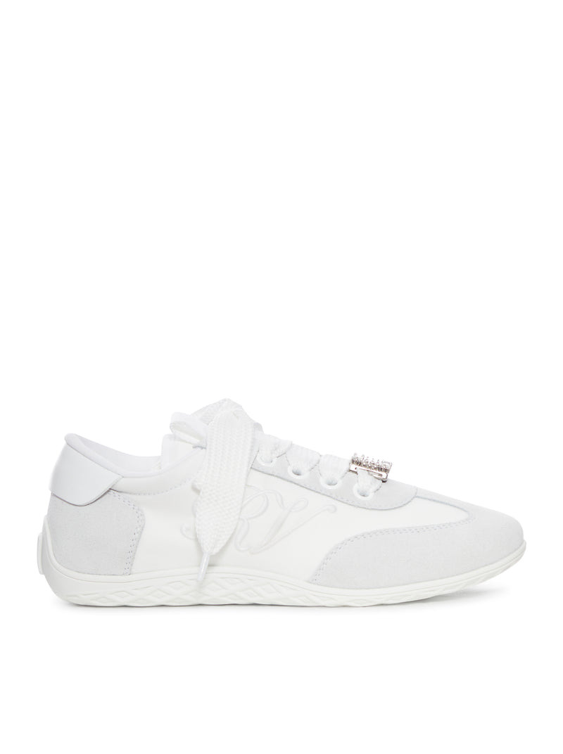 Roger Vivier Women Viv Low Suede Sneakers - 1