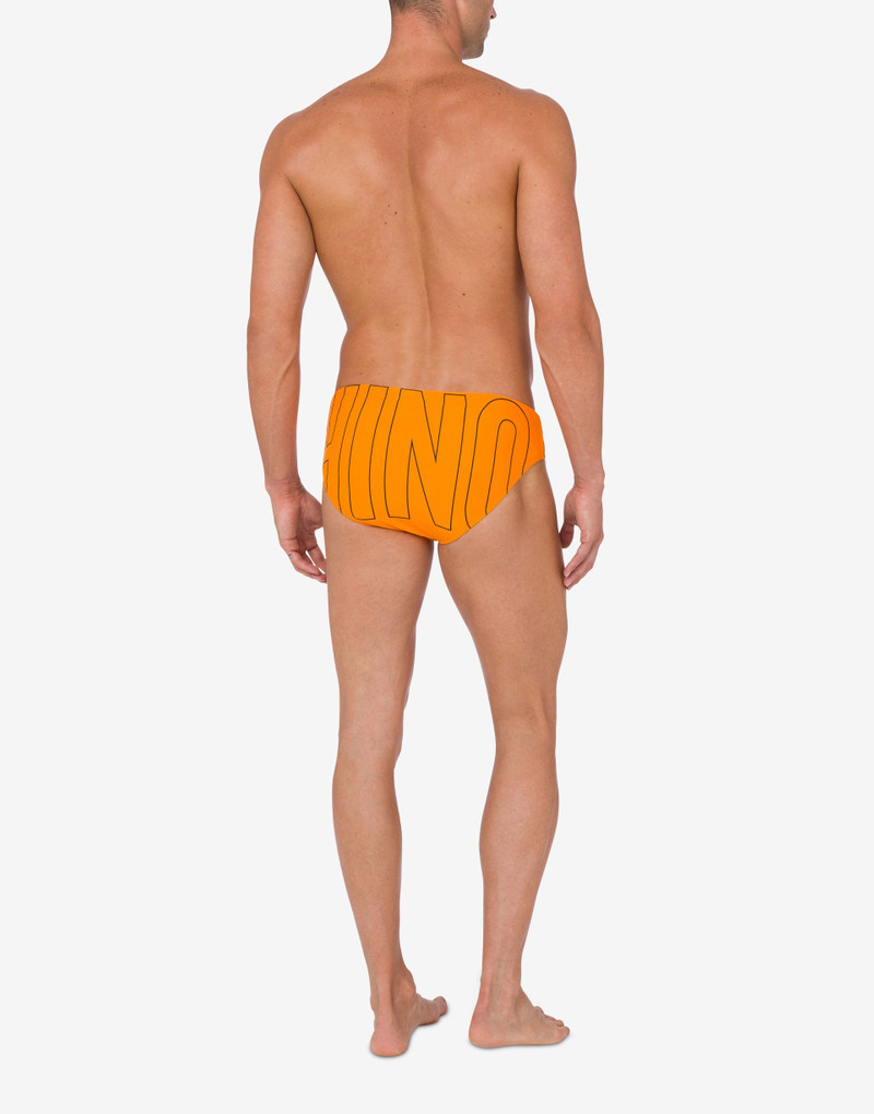 Moschino SWIM SLIP RUBBER LOGO outlook