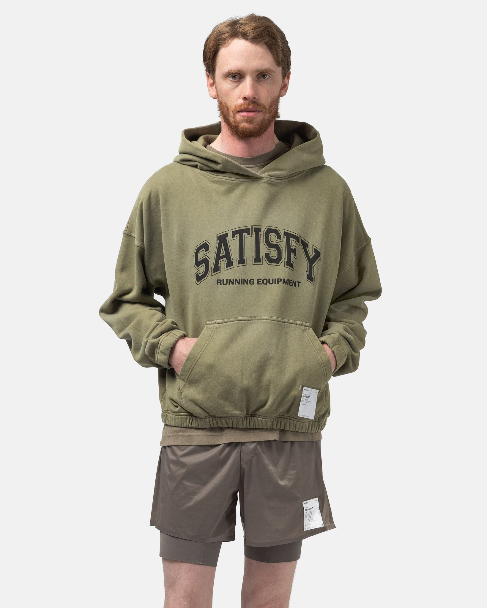 SoftCell Hoodie Sun Bleached Military Olive - 4