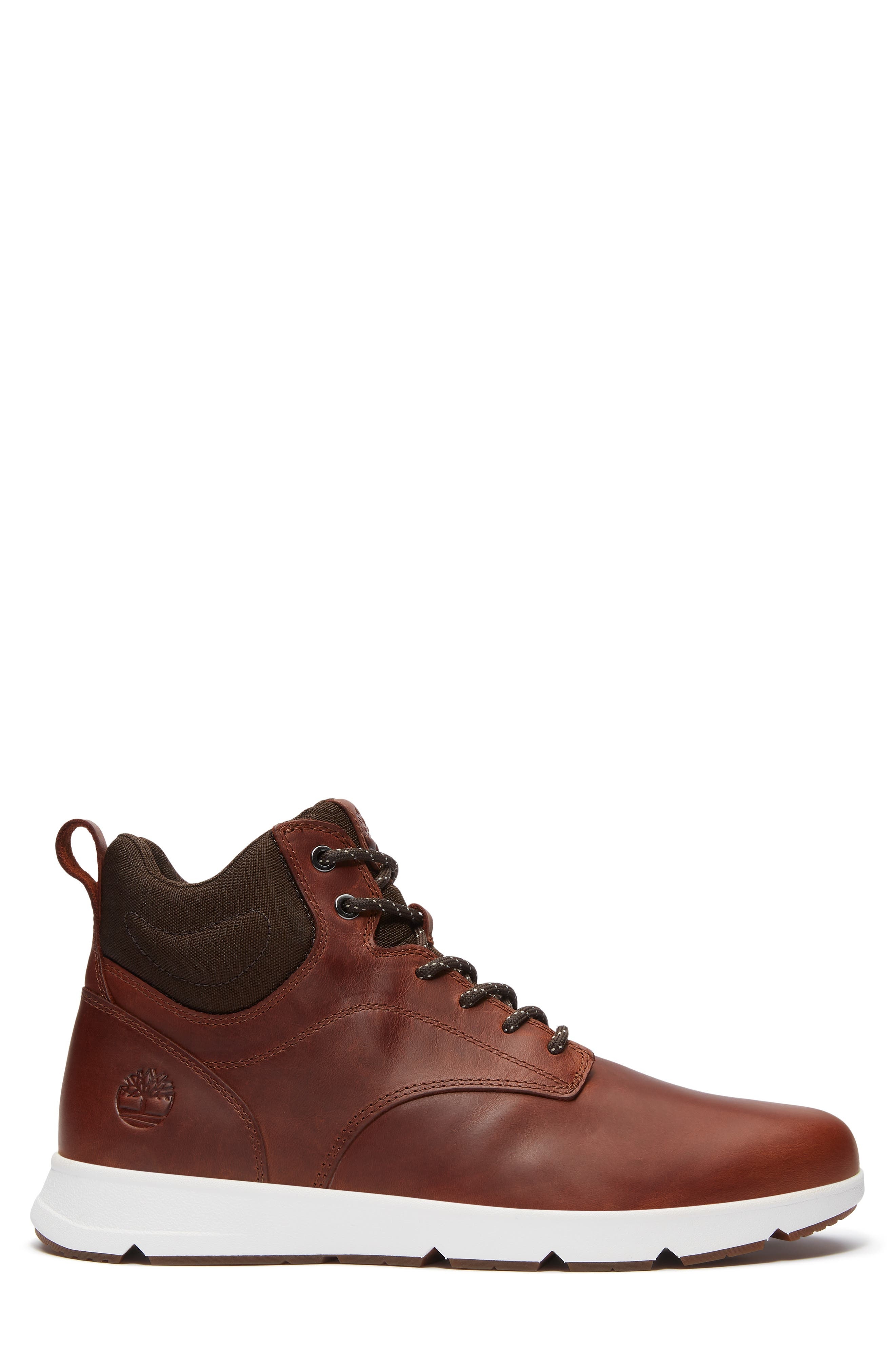 Timberland Parker Street High Top Sneaker in Rust Full Grain at Nordstrom - 3