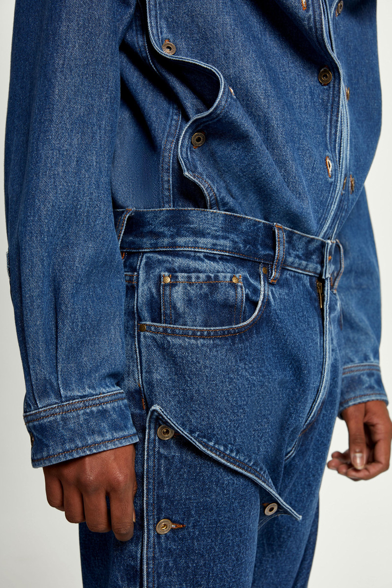 Classic Button Panel Jeans 8