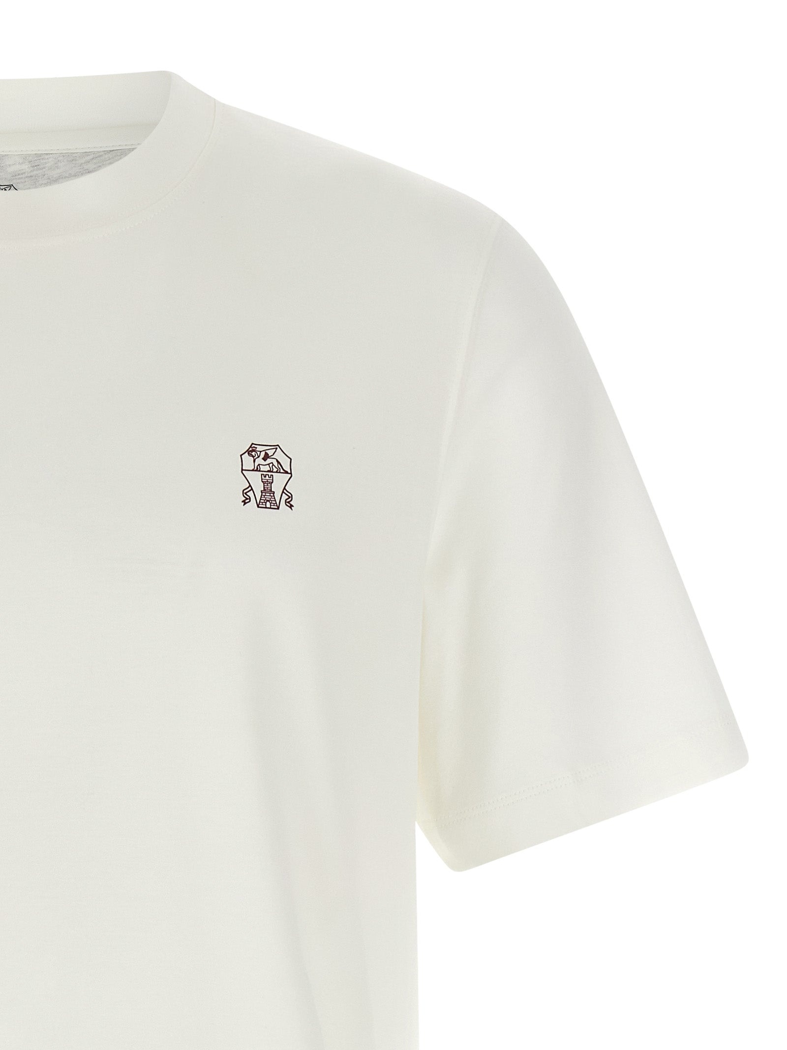 Logo Print T-Shirt White - 3