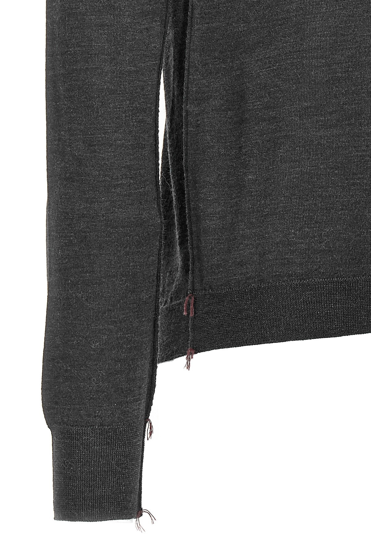 'Stitching' wool turtleneck sweater - 5