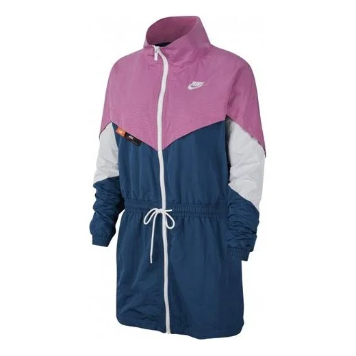 (WMNS) Nike AS W Nike Sportswear ICN CLSH Track JKT Jacket COSMIC FUCHSIA CJ2047-691 - 1