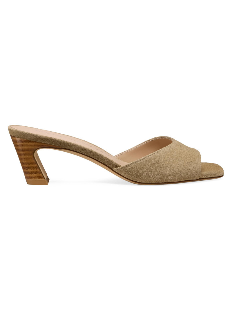 Women's Stassi 50MM Slide Sandals - Golden Olive 1