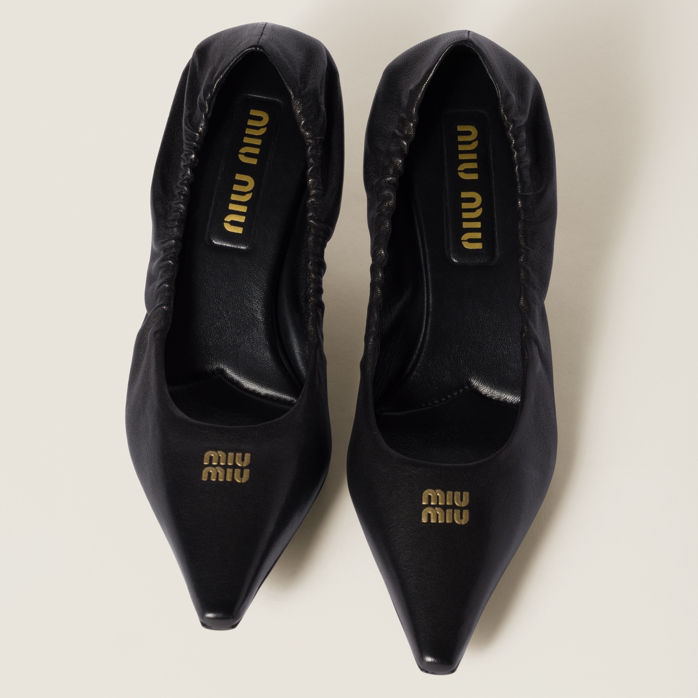 Nappa leather pumps - 4