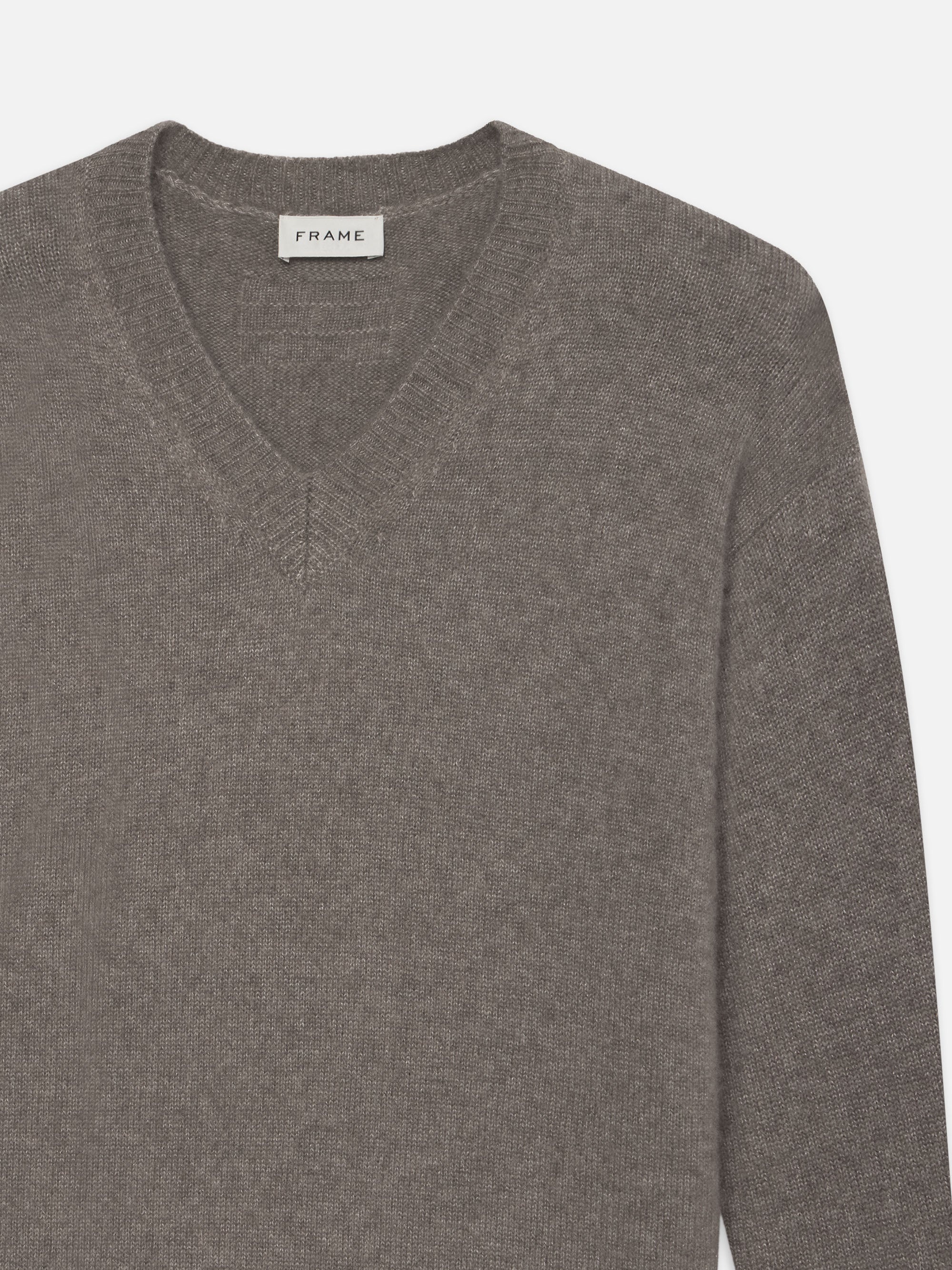 Light Cashmere Silk Sweater in Soft Mocha - 2