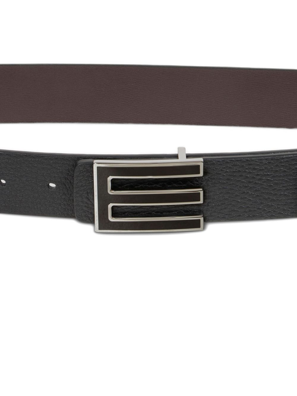 reversible leather belt - 3