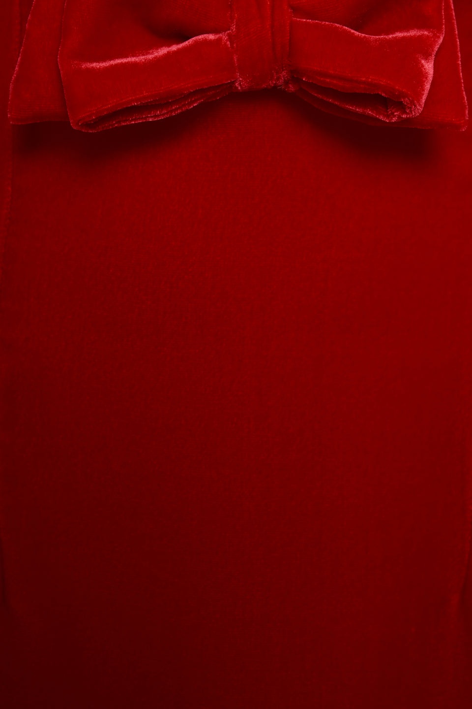 VELVET GOWN WITH BOWS - 3