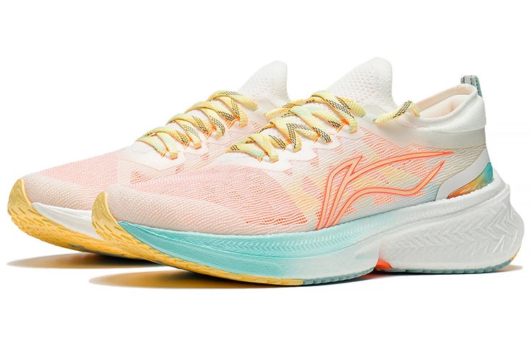 (WMNS) Li-Ning Feidian Discovery 'White Pink Orange' ARMS008-5 - 3