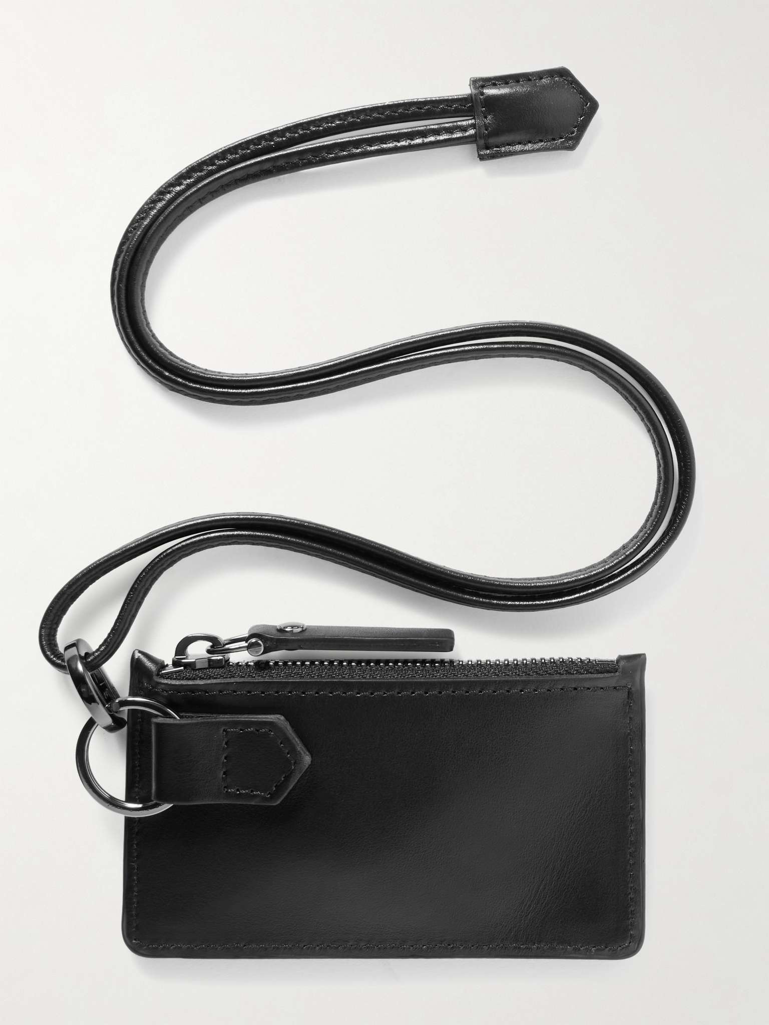 Logo-Print Leather Cardholder - 3