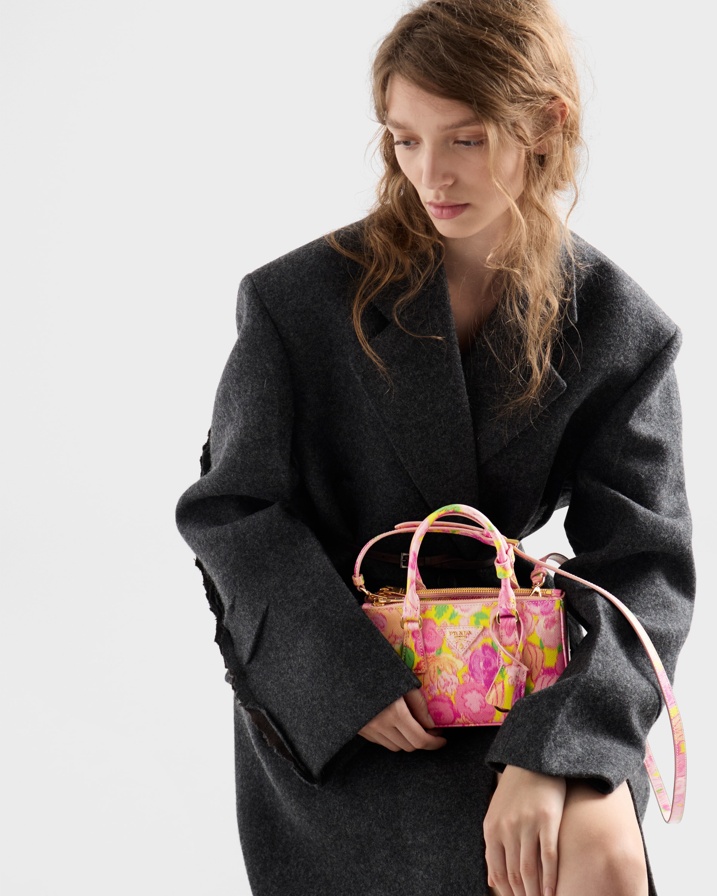 Prada Galleria printed Saffiano leather mini-bag - 7